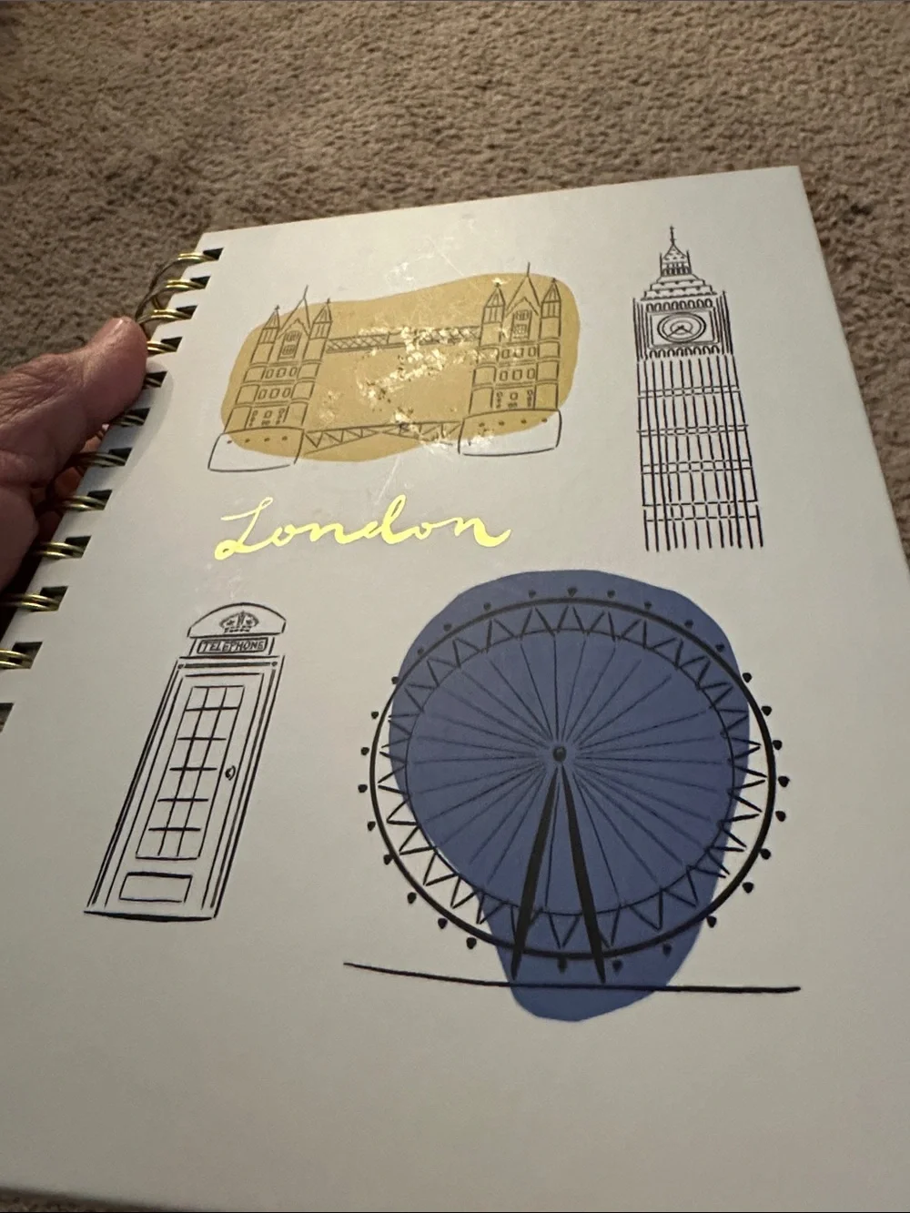 LONDON Spiral Notebook